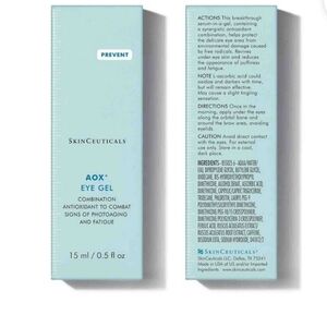 SkinCeuticals AOX+ Eye Gel Antioxidant: To Combat Signs Of Photoaging & Fatigue
